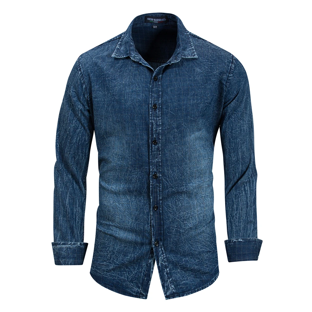 

Brand New Men's Shirt Fit Solid Color Male Long Sleeves Casual Shirts 100% Cotton Breathable Fashion Shirt EUR Size 3XL