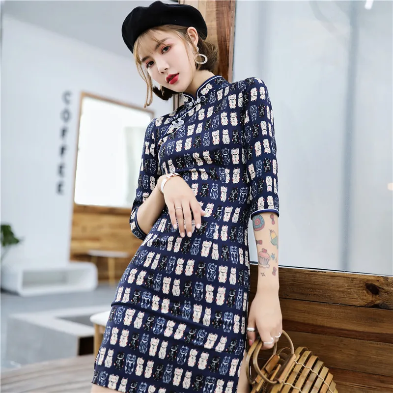 Вечернее платье в китайском стиле qipao вечерние платья для девочек cheongsam |
