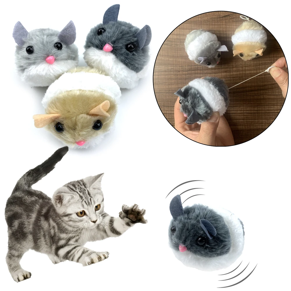 

PetCloud Plush PetCloud Plush Mouse Cat Toy For Cat Interactive Toy Resistance Interaction Simulation Mouse Toy Pet Supplies