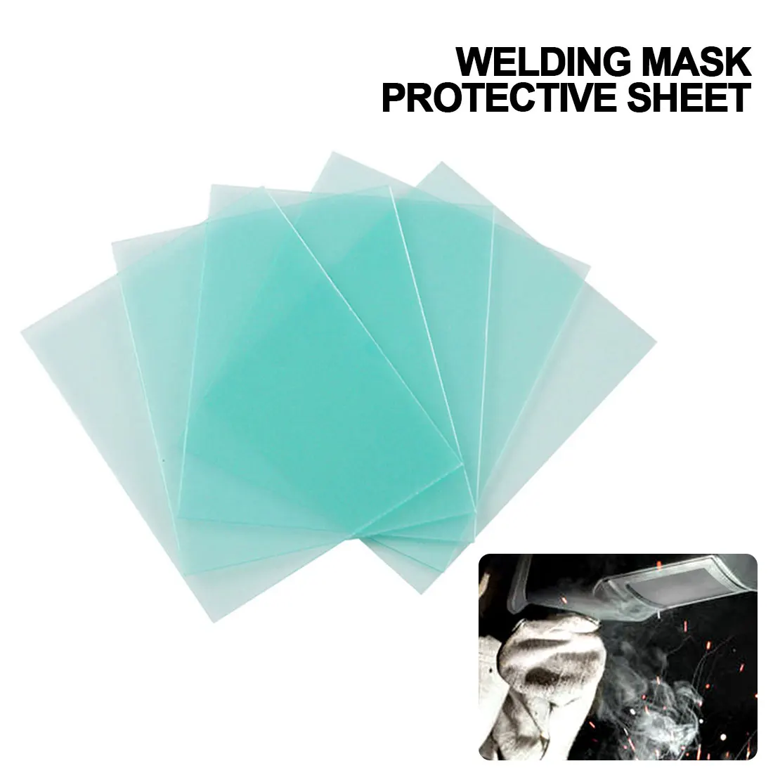 

10 шт. Сварочная маска, защитная пластиковая пластина для объектива, крышка сварочного шлема с автоматическим затемнением на солнечной бата...