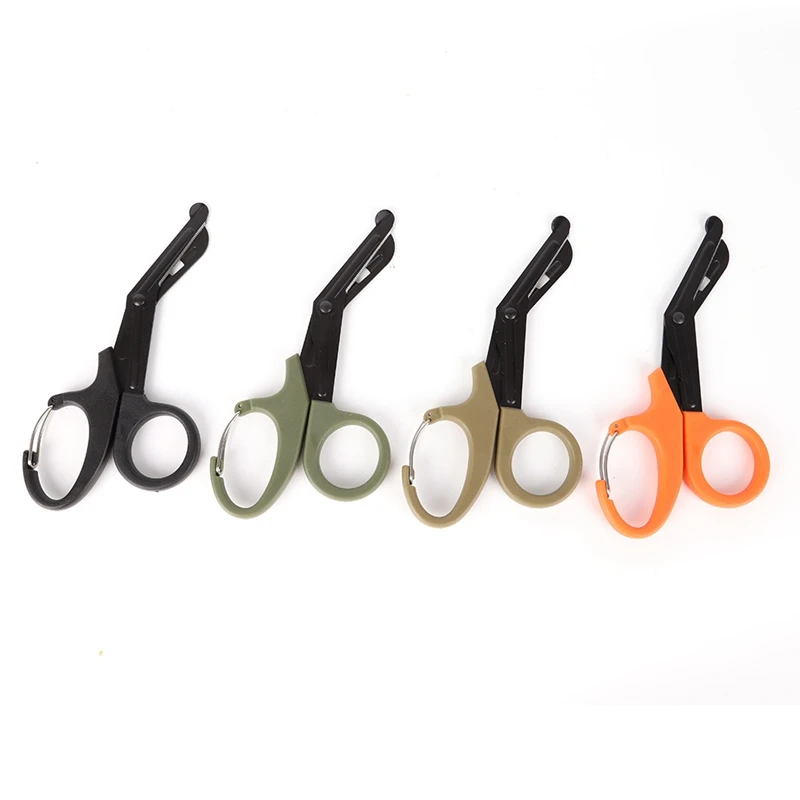 Открытый аварийно спасательных ножницы для выживания с мелкими зубьями карабин