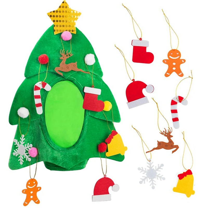 Шляпа с рождественской елкой забавная Рождественская шляпа новинка шапка Санта