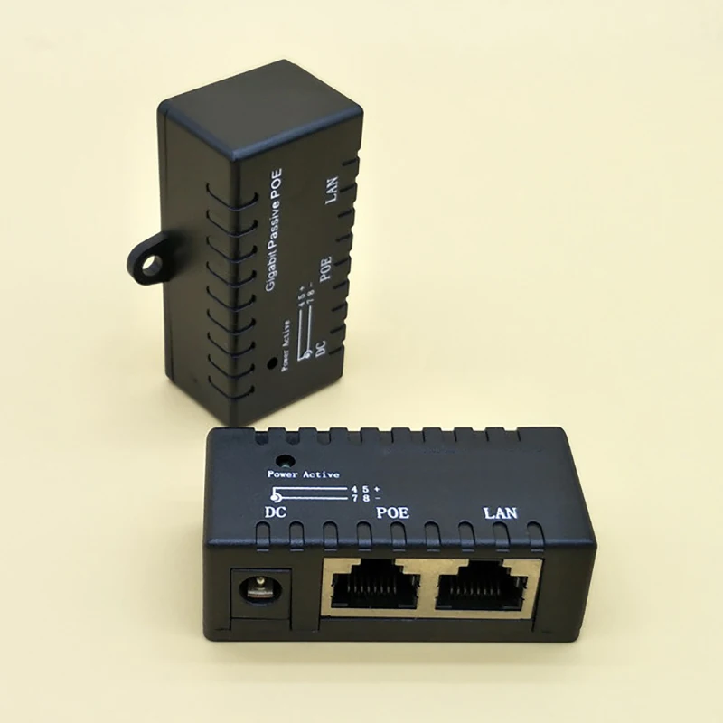 Gigabit Power Over Ethernet Passive PoE сплиттер инжектор для IP-Камеры видеонаблюдения |