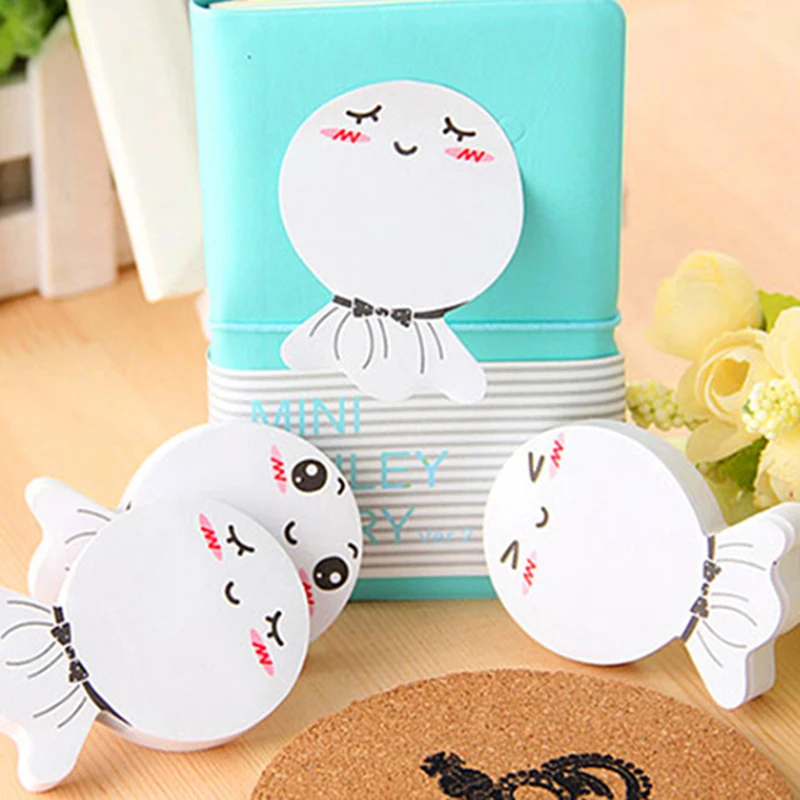 Симпатичная кавайная японская солнечная кукла блокнот для заметок клейкие