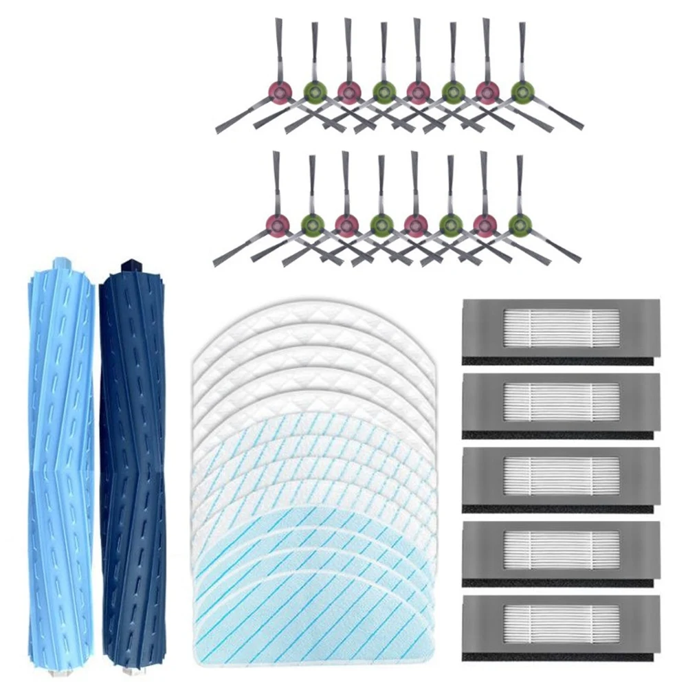 

Suitable for ECOVACS T9 AIVI/AIVI+ Sweeper Replacement Accessories Main Brush Side Brush HEPA Filter Washing Mop Cloth