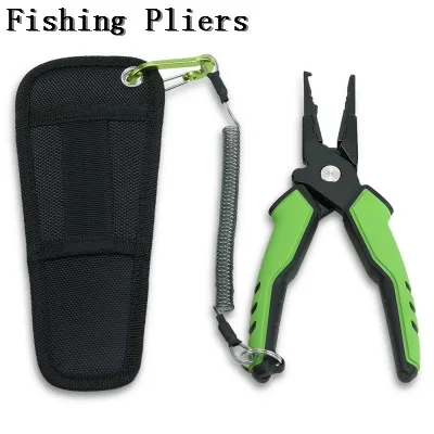 Fishing Pliers Outlife портативный алюминиевый сплав рыболовный захват рыболовные плоскогубцы сплит-кольцо резак с весовой шкалой оболочка выдвижной трос комбо - Цвет: Fishing Pliers