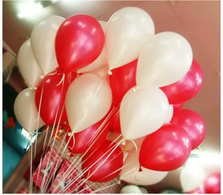 red white 30 шт./лот 10 дюймов Тиффани золото черный латекс гелиевые шары Свадьба День рождения детский душ вечерние принадлежности для декора детские игрушки Воздушные шары - Цвет: red white