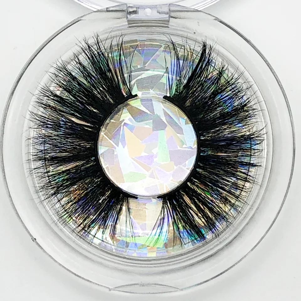 Накладные ресницы Makp up 3D норковые полная полоса 25 мм 100% безжалостные ручной