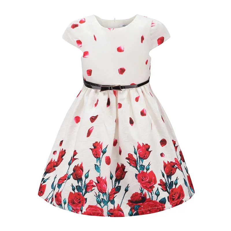 Childdkivy Spring Girls Printing Dress Kids Party Dresses For Children Princess Autumn Clothing 3-10 Years | Детская одежда и