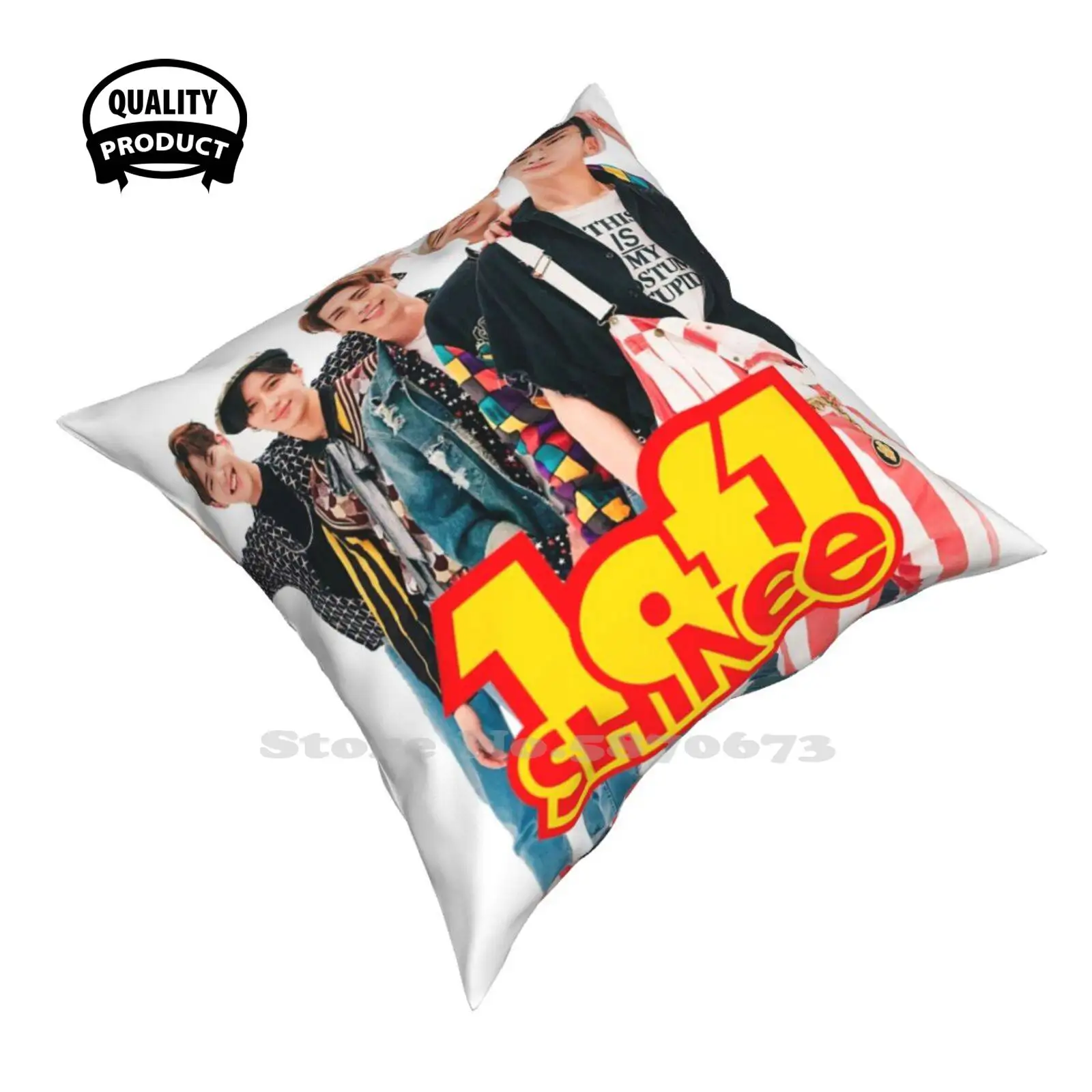 Shinee 1O. Забавный милый декоративный квадратный наволочка Kpop K Pop Корея Jonghyun Minho Key Onew