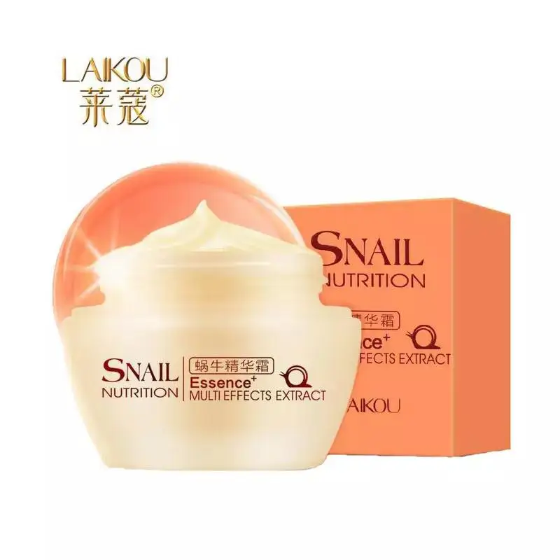 

LAIKOU Snail Original liquid Essence Face Cream Deep Moisturizing Nutrition Snail Cream Whitening Acne Skin Care Face Serum 50g