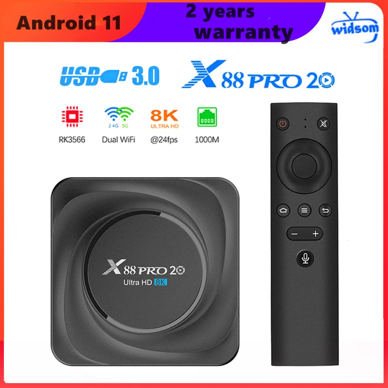 

Приставка Смарт-ТВ X88 Pro, Android 11, 2,4 ГГц