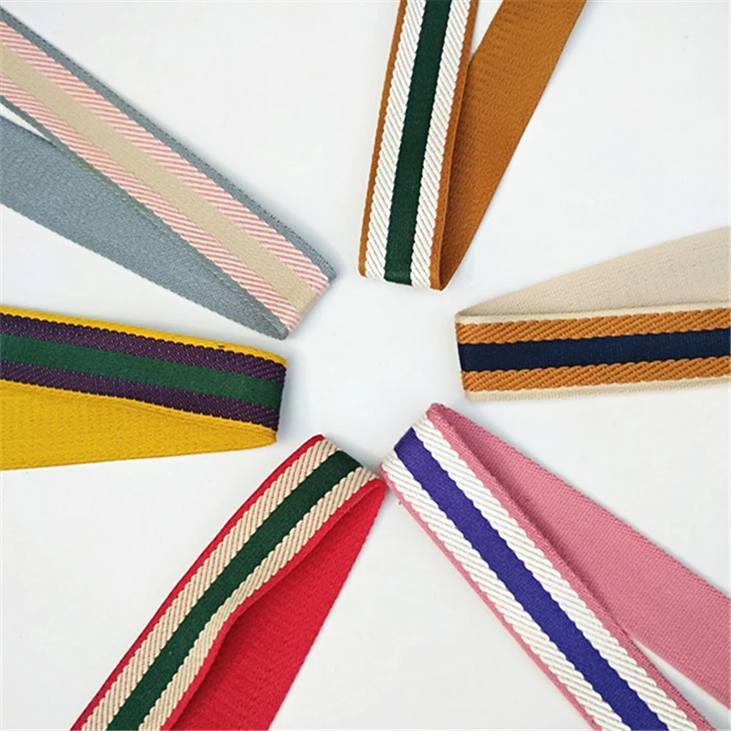 

120cm Striped Bag Strap Nylon Shoulder Messenger Bag Wide Strap Belt New Fashion Adjustable Handbag Belt Bag Handles Accessories