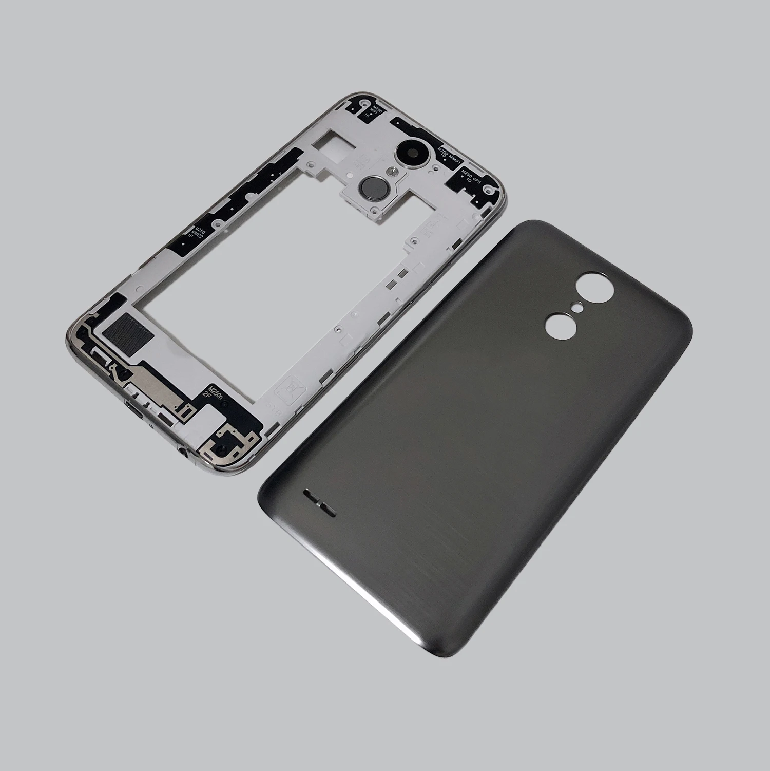 Корпус для LG K10 2017 M250 M250N M250E M250DS крышка средней рамы 1 Sim / 2 + задняя аккумулятора |