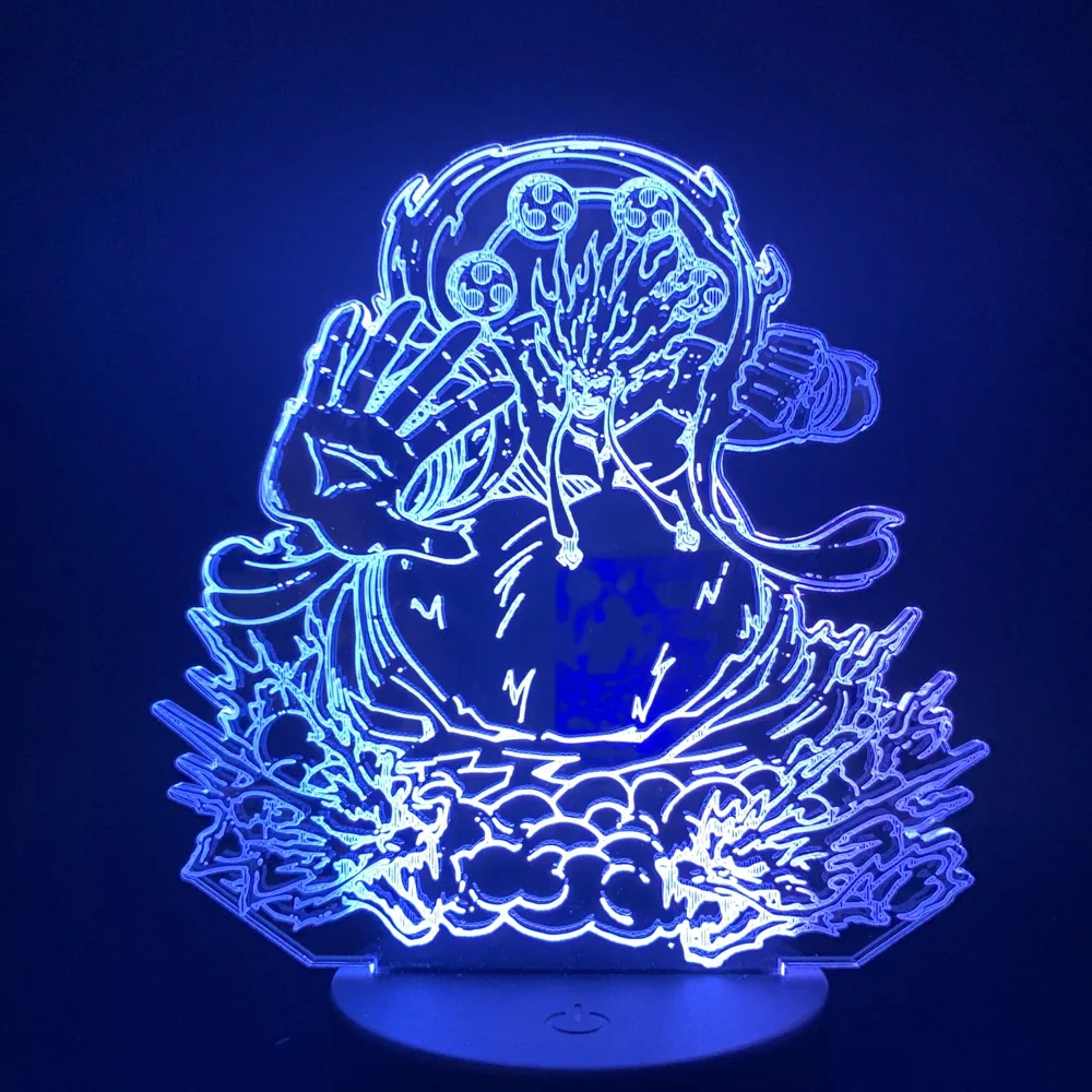 Одна деталь с принтом &quotМанки Д. Luffy Gear Fourth Power 3D светильник аниме Луффи фигурка