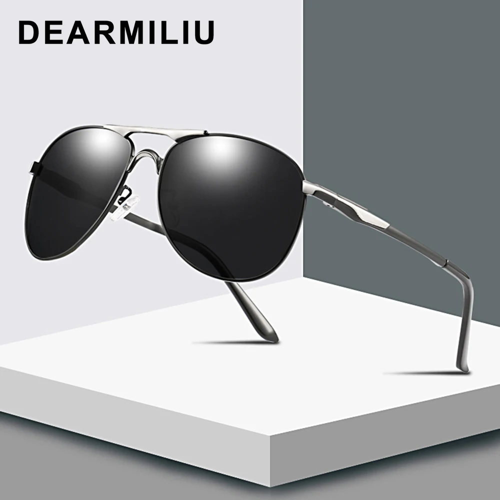 Классические Винтажные Солнцезащитные очки DEARMILIU Мужские поляризационные