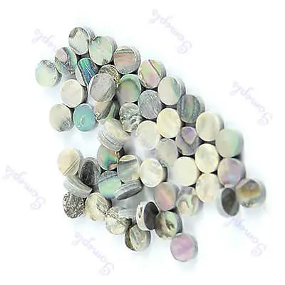 

50 Pieces 6mm Colorful Abalone Inlay Material Dots Guitar Parts