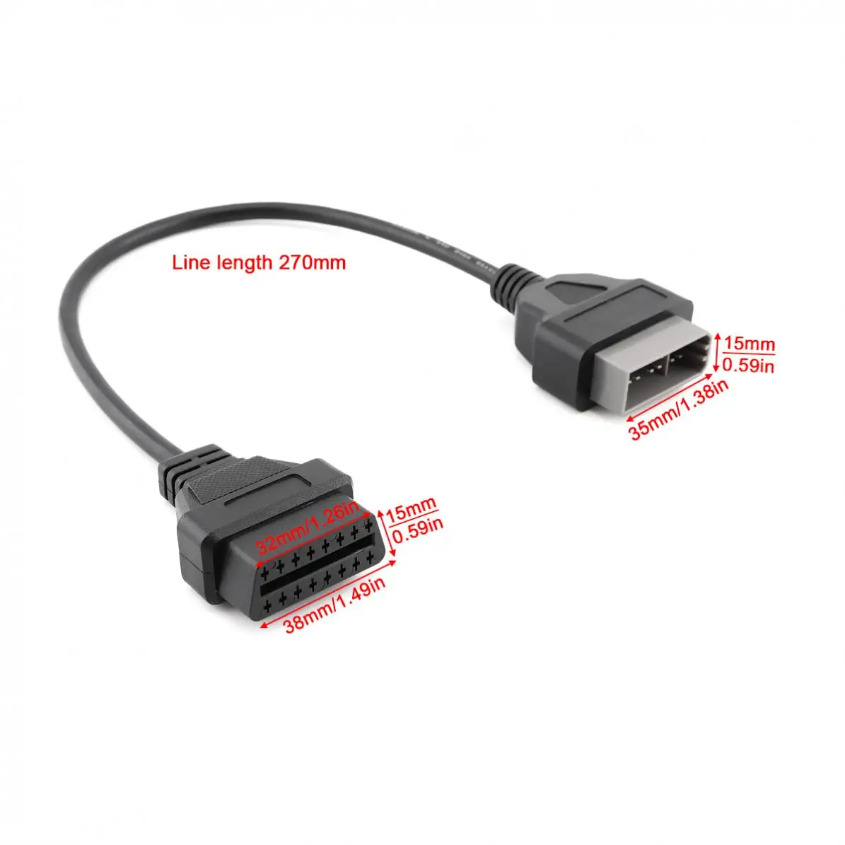 Высококачественные пластиковые диагностические инструменты от штекера до 16