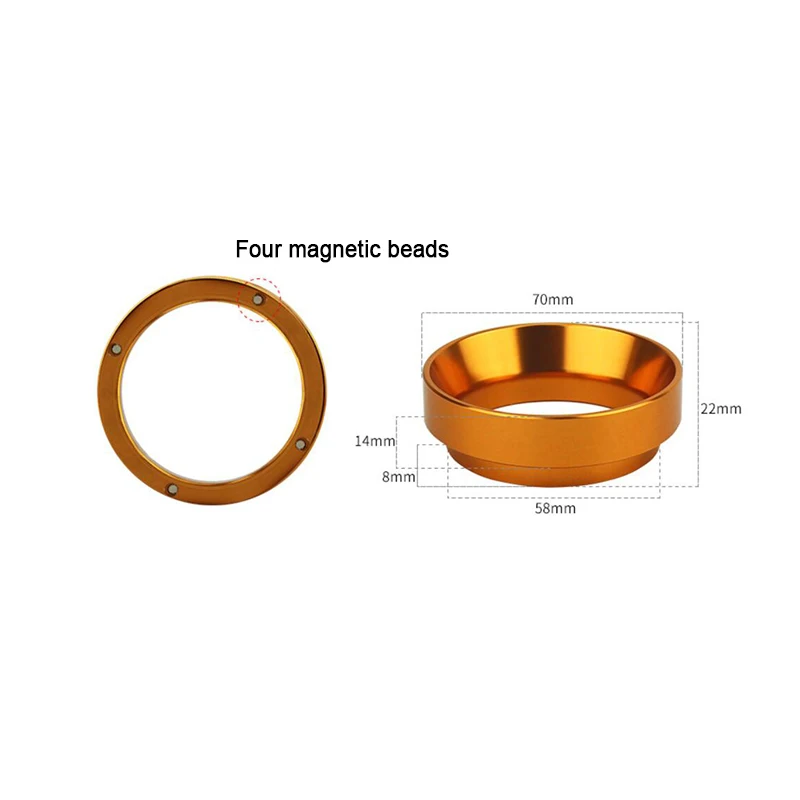Алюминиевое IDR умное Дозирующее кольцо для пивоварения чаши кофейного порошка