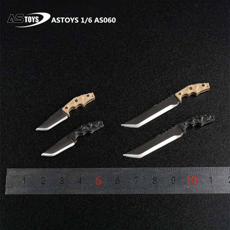 

1/6 Scale AS060 Military Tactical Dagger Model Long Short Daggers For 12 Inch Doll Soldier Figures Accessories