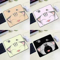 hot selling wholesale anime cat kawaii gaming accessories desk mat mini pc keyboard small mousepad gamer cute mouse pad 22x18cm