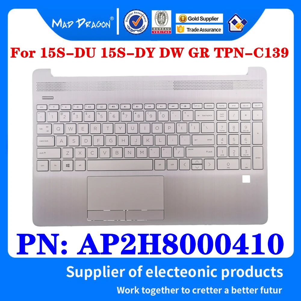 

AP2H8000410 для HP 15s-dy 15s-du 15-CS 15-DW 15-DR TPN-C139 и Упор для рук верхняя крышка чехол с нами W/N Подсветка клавиатура Touc hp ad