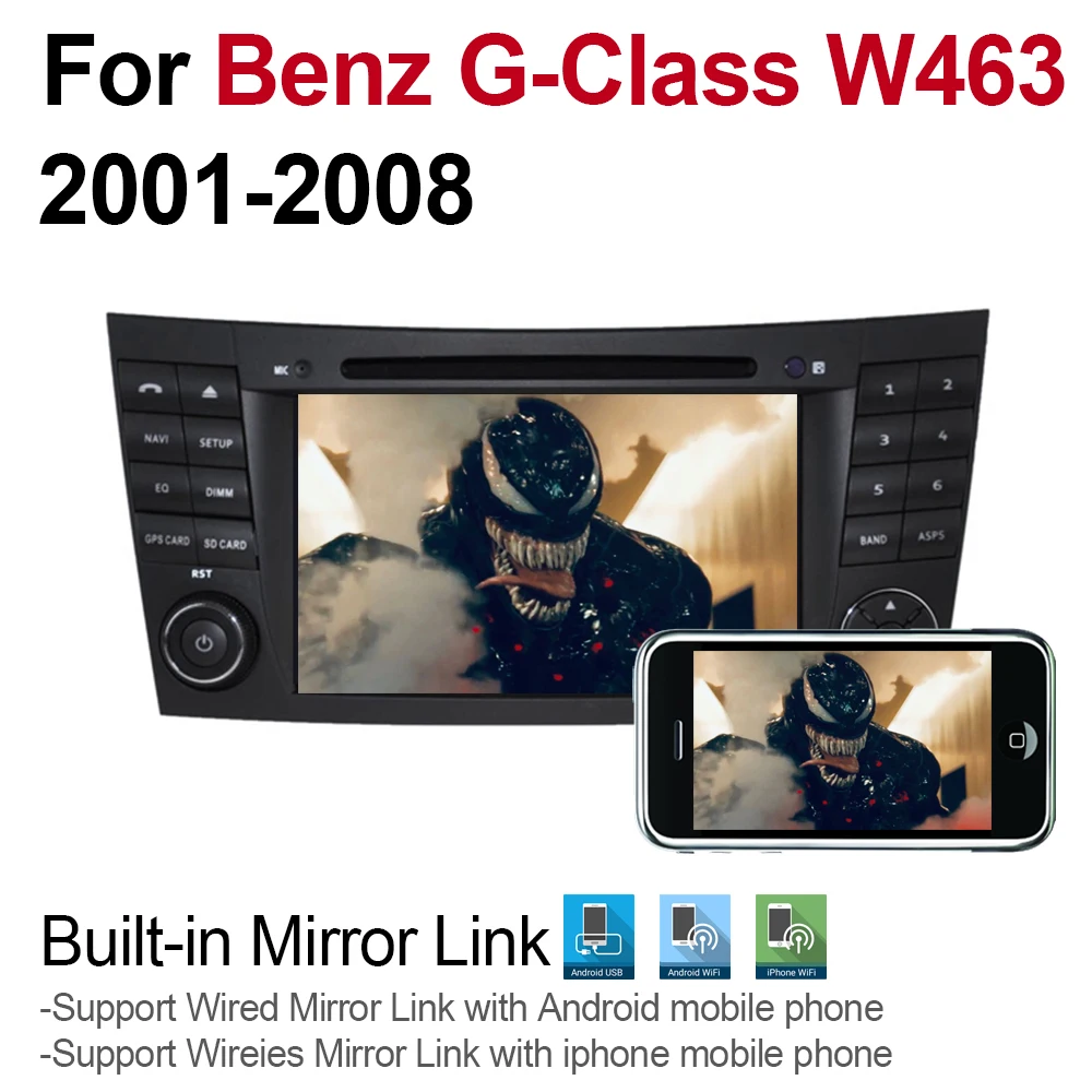 Автомобильный dvd плеер 4 ГБ android 9 0 для Mercedes Benz G Class W463 2001 ~ 2008 NTG мультимедийная GPS