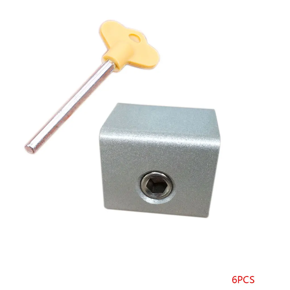 6 шт. Детские регулируемые раздвижные замки для окон блокировка ключей