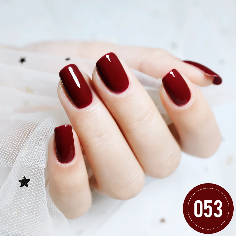 УФ гель лак для ногтей MorCat винно красный вампирный дизайна Полупостоянный Гель 15