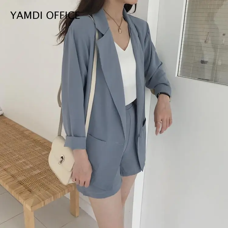 Летние наряды для женщин одежда 2019 комплект из 2 предметов с шортами женский