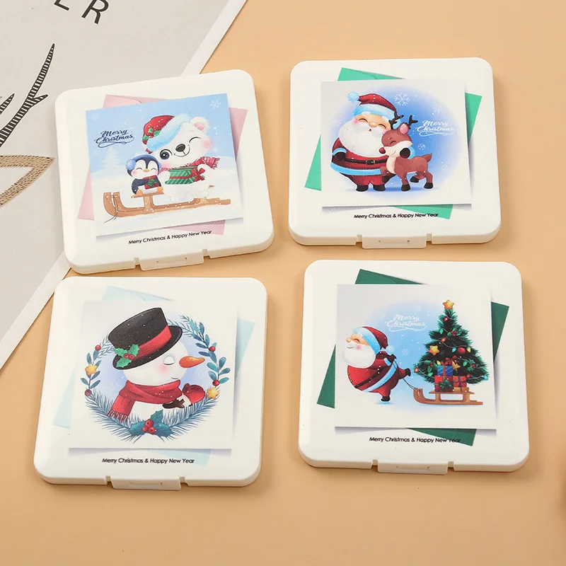 Рождественский держатель для масок со снеговиком креативный одноразовый