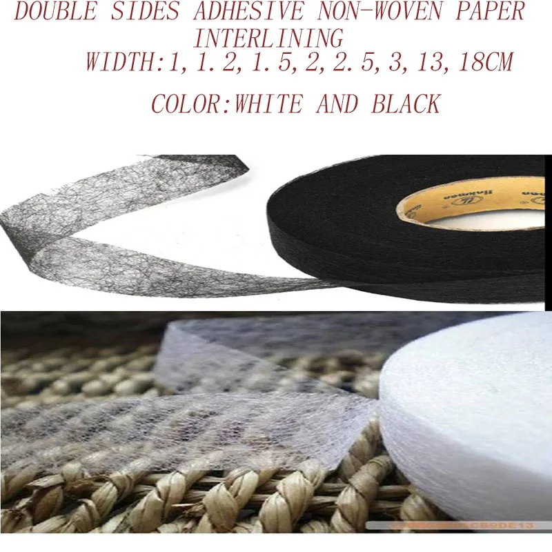 Двухсторонняя клейкая Нетканая бумага из смолы 0 5 3 см мягкая Толстая кромка с