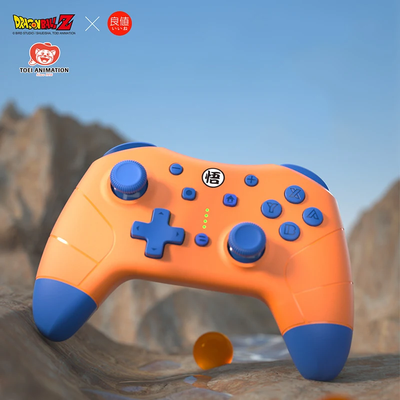 IINE Son Goku orange Bluetooth Switch wireless Gamepad gaming controller Voice awakening Vibration Game handle for PC NS steam