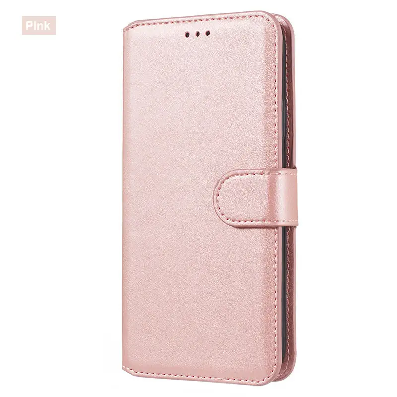 Pink Кожаный чехол-книжка для iphone 7 8, чехол-бумажник, чехол-книжка для iphone 7 Plus, чехол для iphone 8 Plus, роскошный чехол-книжка для телефона - Цвет: Pink