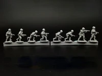172 scale die cast resin figure wwii soviet infantry model assembly kit unpainted free shipping