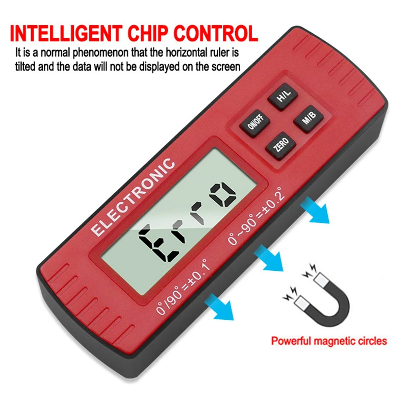

Digital Level Protractor Inclinometer Mag-netic Level Angle Meter Angle Finder Level Box Angle Measuring Tools