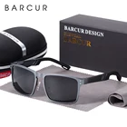 Солнцезащитные очки BARCUR в алюминиево-магниевой оправе, поляризационные, в квадратной оправе, для мужчин и женщин, спортивные