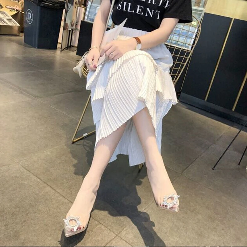 Новые женские босоножки Женские пикантные туфли-лодочки Летняя обувь Босоножки