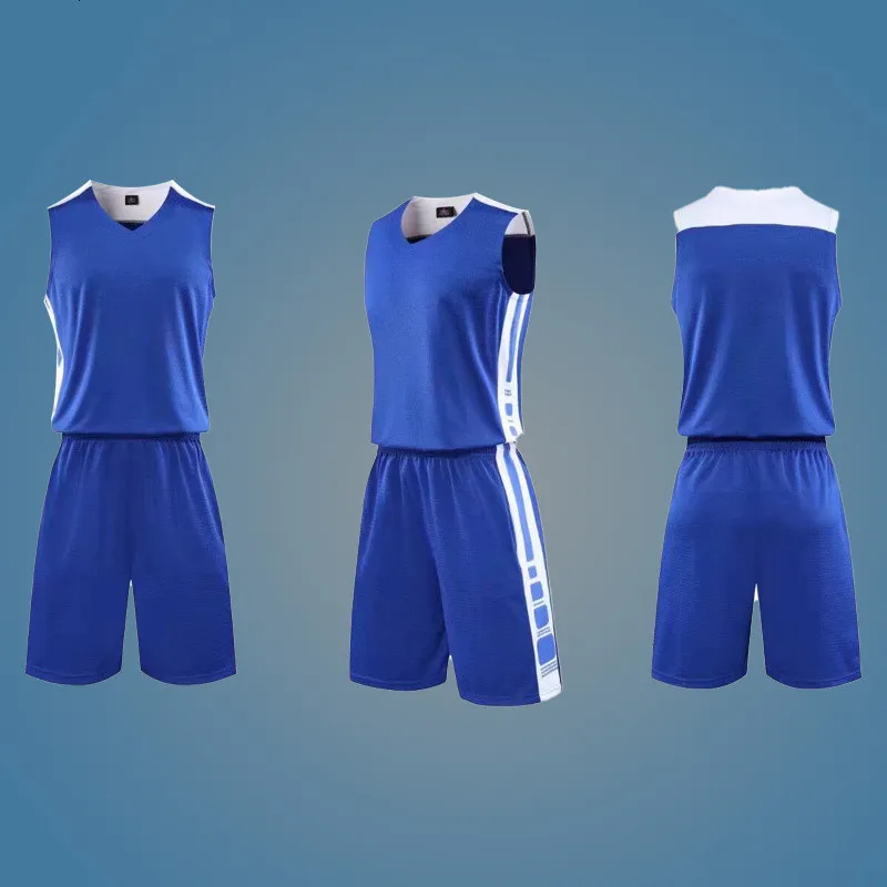 

New men's basketball uniform suit 2021 high-quality breathable jersey sportswear training suit wear-resistant two-piece suit