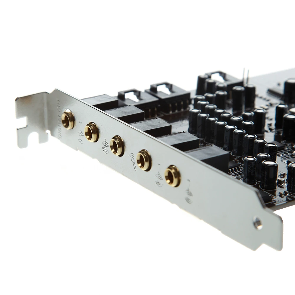 ПК компьютер PCI-E 0105 чип 501 Звуковая дорожка DirectSound 3D настольная аудиокарта хорошего качества