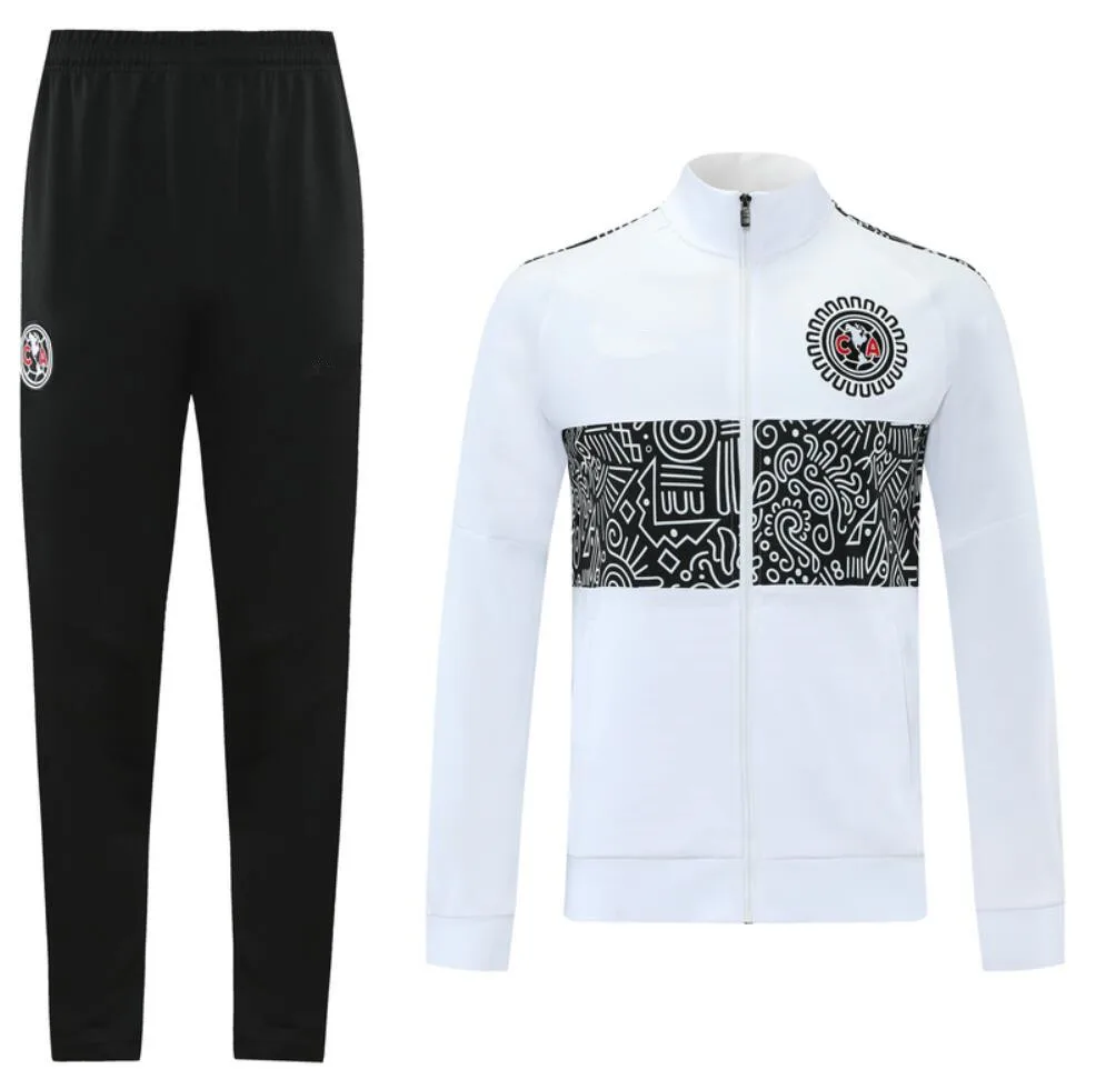 

2021 2022 Club América football tracksuit Camiseta de fútbol UNAM jacket training suit Long Sleeve jogging Surveteme