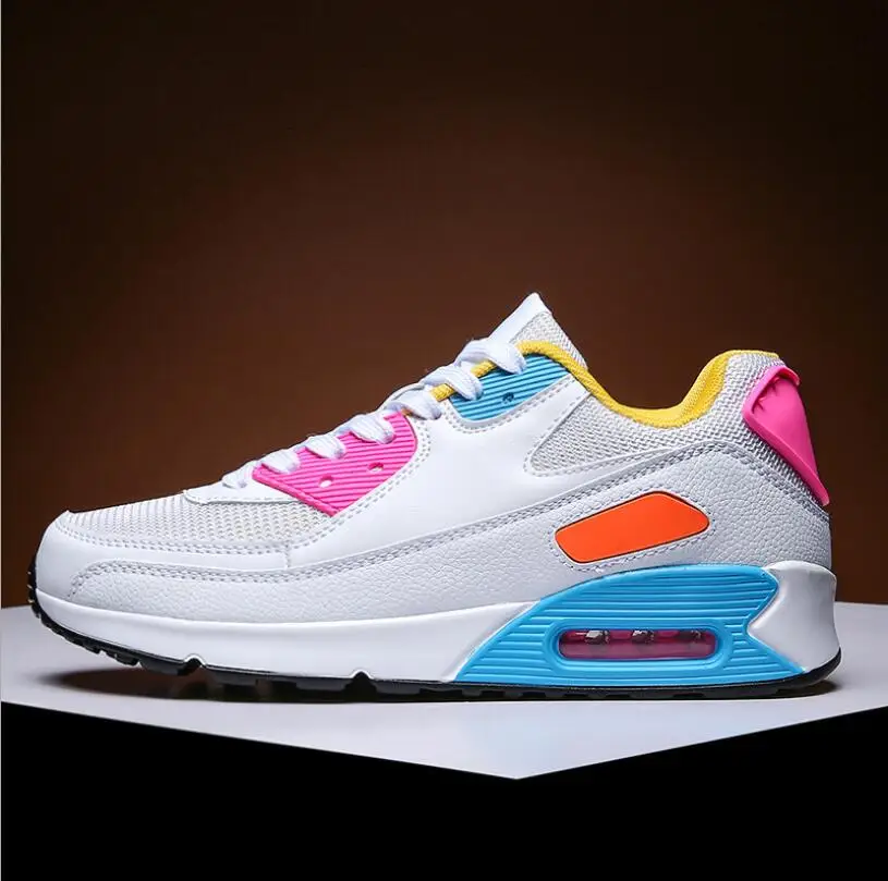 

2021 Mens Casual Shoes Fashion Male Sneakers Air Cushion Breathable Sports Running Shoes PU Mesh Tenis Masculino Adulto Men Shoe