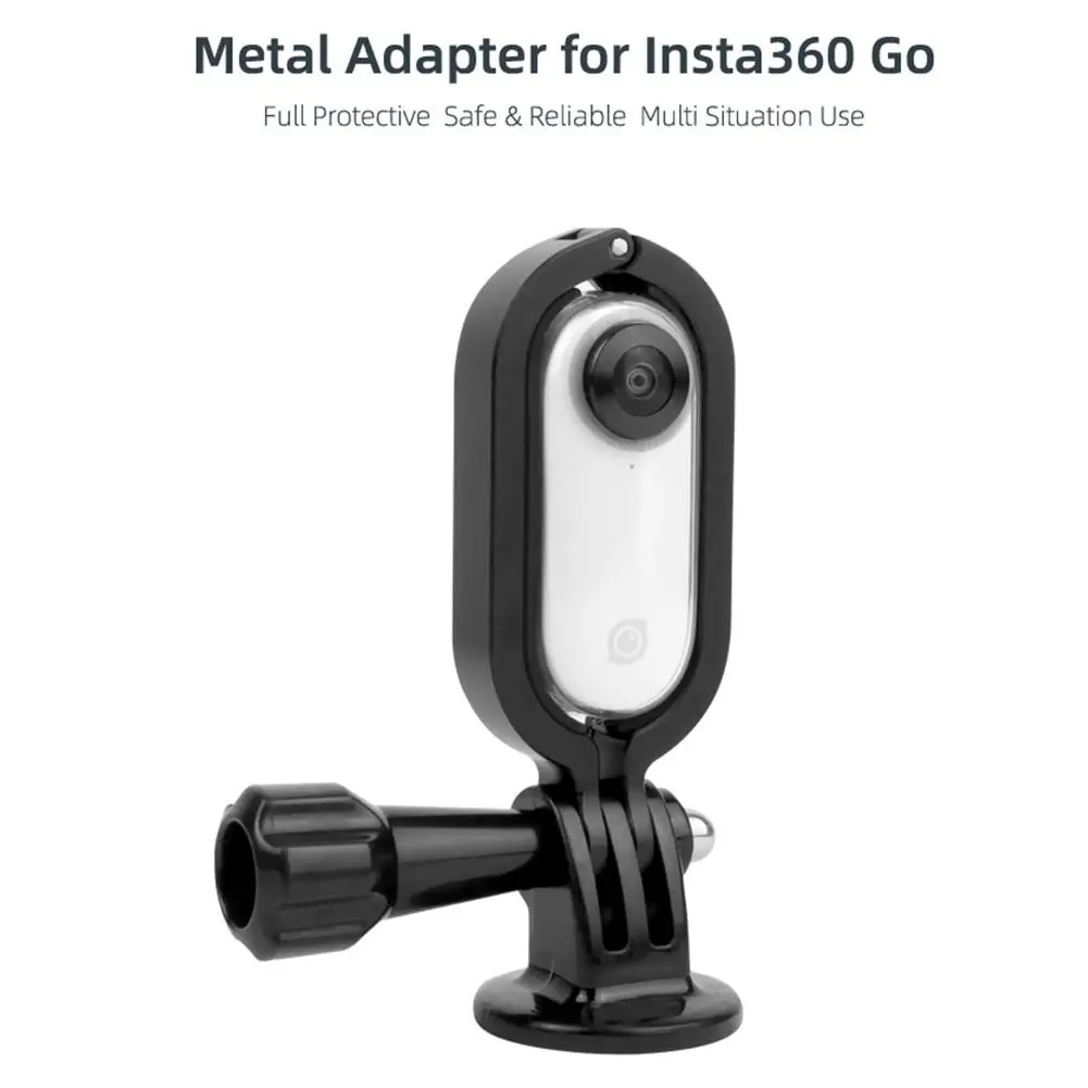 Yiwa для Insta 360 Go металлический адаптер защитная рамка камеры 1/4 винт кронштейн s
