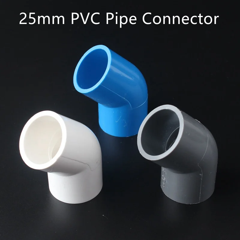 

25mm PVC Pipe Connector Quick Couplings Agriculture Garden Aquarium Plastic Water Hose Joint Accessory Plumbing Tube Fittings