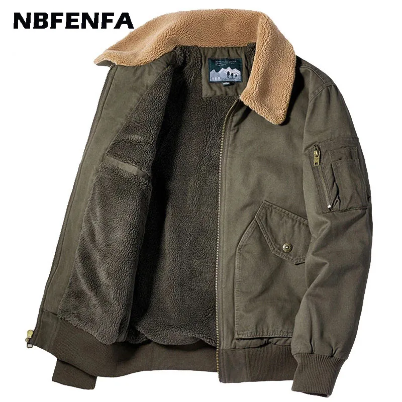 

Мужская куртка флисовая зимняя куртка теплая верхняя одежда куртка-бомбер летная военная куртка мужская ветровка Комбинезоны парки мужска...