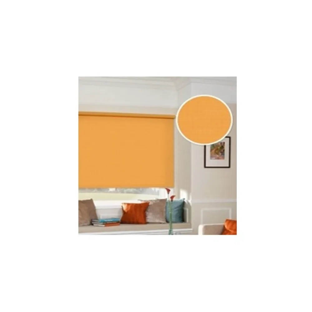 Roll blind plain 83*160 orange roll light proof 40% | Дом и сад