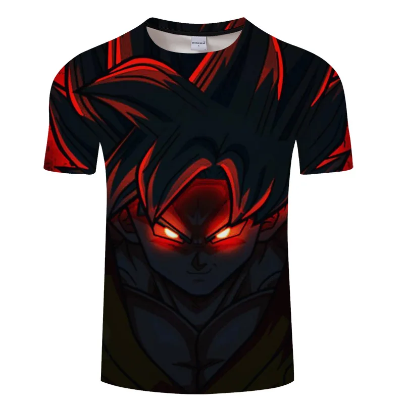 

2021 summer men's casual fashion trend T-shirt cartoon series 3D loose comfortable breathable round neck short sleeve