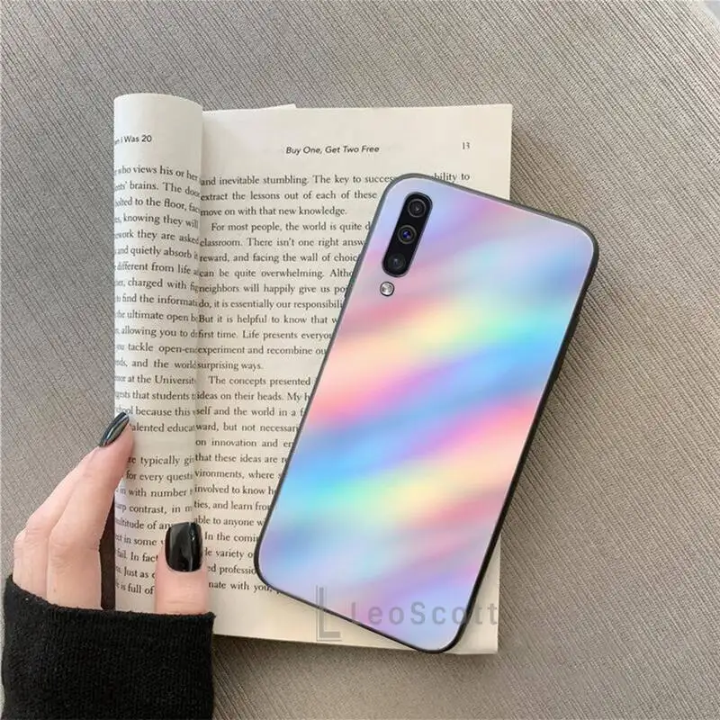 

Glossy Rainbow Phone Case For Samsung Galaxy S8 S9 S10 Plus S10E Note 3 4 5 6 7 8 9 10 Pro Lite cover