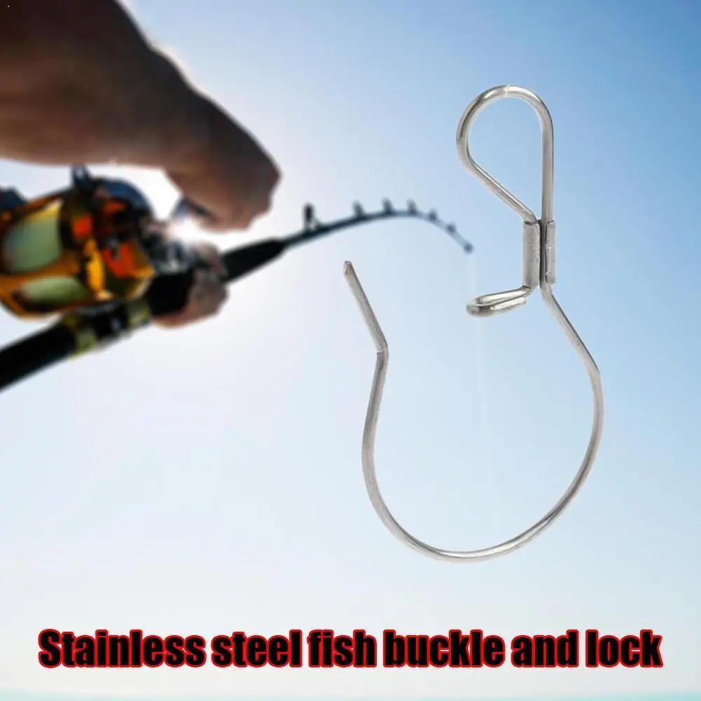 

Fishing Accessories Steel Fishing Lock Buckle Fishing Stringer Belt Lock Fish Ropes