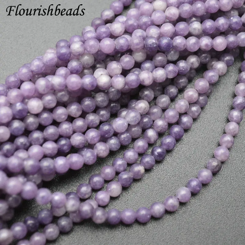 Бусины Из Натурального лепидолита 4/6/8/10 мм 5 нитей